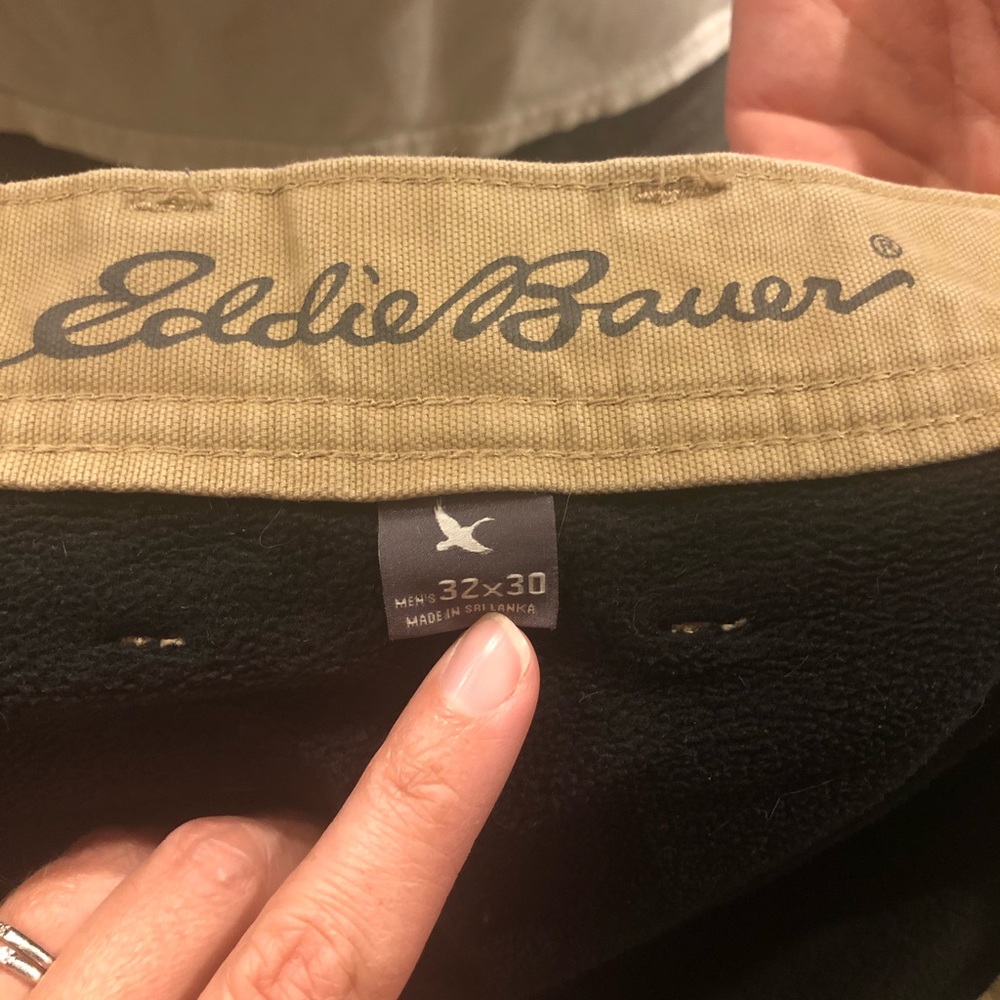 Eddie Bauer 32/30 Fleece Lined Work Pants